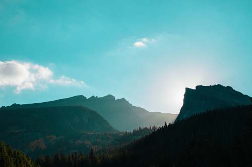 rocky mountain national park green mountains under white cloudy blue daytime sky estes park